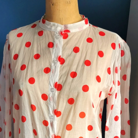 Big polka dot blouse - Picture 2 of 4